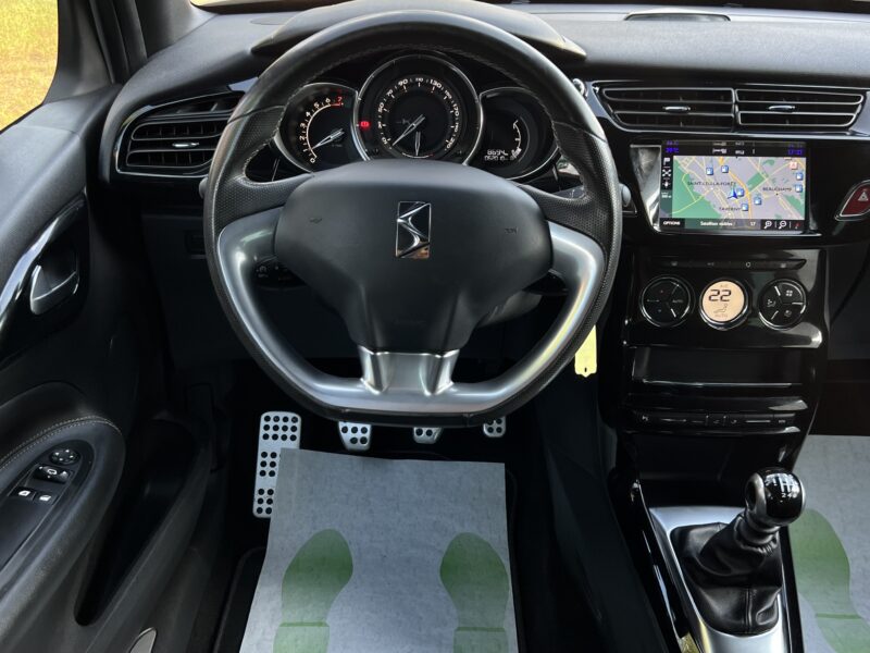 DS DS 3 SPORT CHIC 1.6 THP 165 Cv GPS TACTILE / CAMERA RECUL BLUETOOTH CRIT AIR 1 - Garantie1an