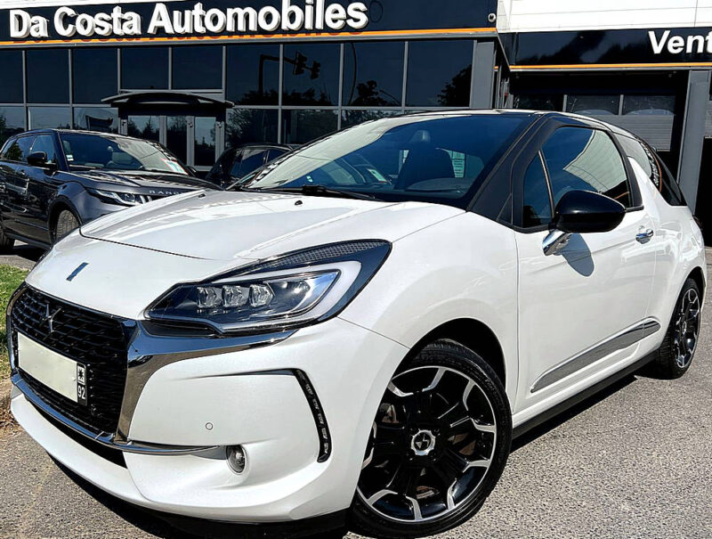 DS DS 3 SPORT CHIC 1.6 THP 165 Cv GPS TACTILE / CAMERA RECUL BLUETOOTH CRIT AIR 1 - Garantie1an