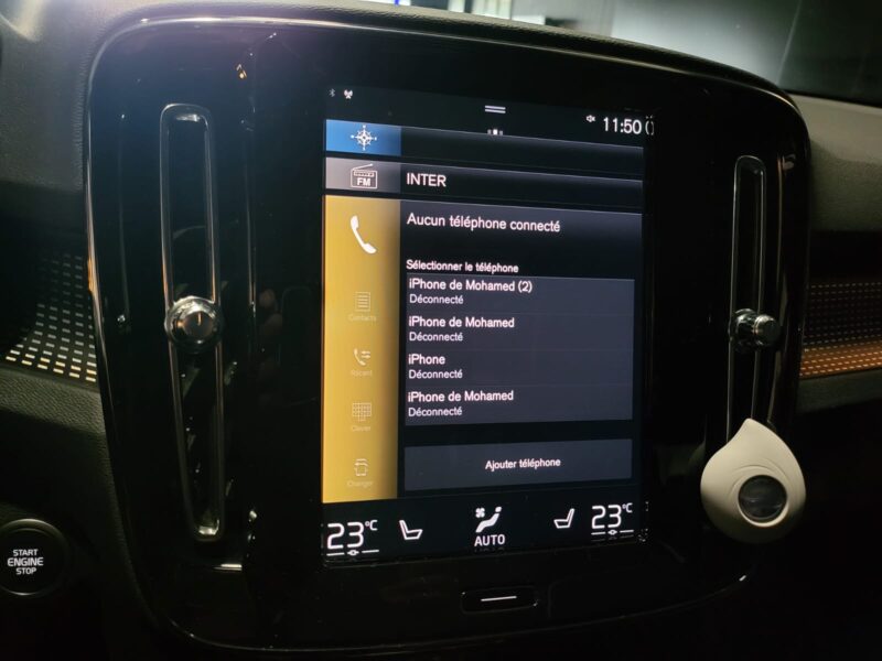 VOLVO XC40 T4 Recharge 211 129cv Plus DCT7 1ère Main // APPLE CARPLAY/ANDROID AUTO/CAMERA DE RECUL