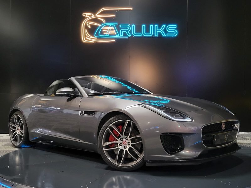 JAGUAR F-TYPE CABRIOLET 3.0 V6 340cv R-Dynamic BVA // CAMERA DE RECUL/OUVERTURE CLAPETS/SIEGES ELECT