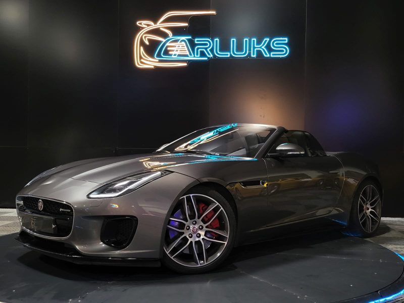 JAGUAR F-TYPE CABRIOLET 3.0 V6 340cv R-Dynamic BVA // CAMERA DE RECUL/OUVERTURE CLAPETS/SIEGES ELECT