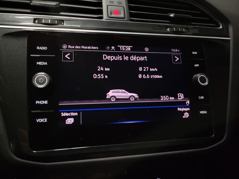 VOLKSWAGEN TIGUAN 2.0 TDI 150cv Active DSG7 // APPLE CARPLAY/CHARGEUR A INDUCTION/CAMERA DE RECUL