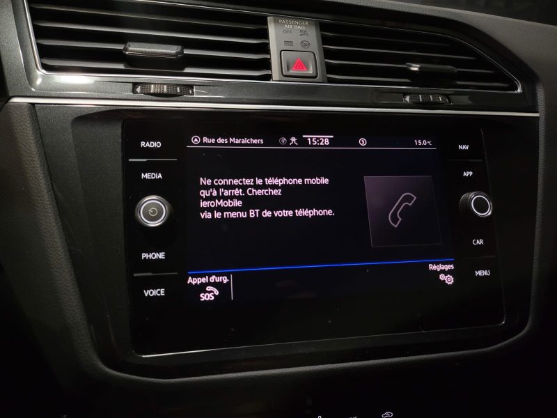 VOLKSWAGEN TIGUAN 2.0 TDI 150cv Active DSG7 // APPLE CARPLAY/CHARGEUR A INDUCTION/CAMERA DE RECUL