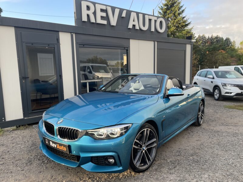 BMW 430dA Cabriolet 258ch M Sport 25.000km volant chauffant/Cockpit/Harman Kardon/Tête haute/Carplay