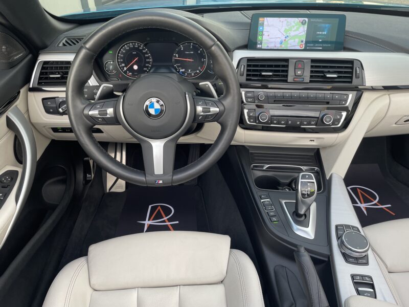 BMW 430dA Cabriolet 258ch M Sport 25.000km volant chauffant/Cockpit/Harman Kardon/Tête haute/Carplay