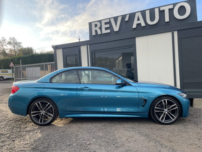 BMW 430dA Cabriolet 258ch M Sport 25.000km volant chauffant/Cockpit/Harman Kardon/Tête haute/Carplay