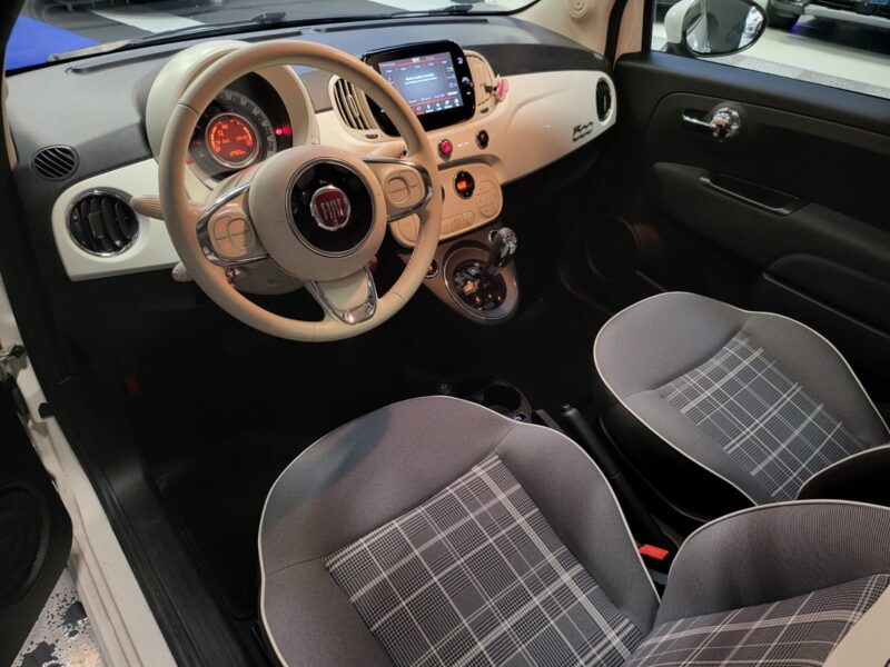 FIAT 500 1.2 69Ch DUALOGIC 2020 /1ER MAIN+CARPLAY+TOIT PANO/