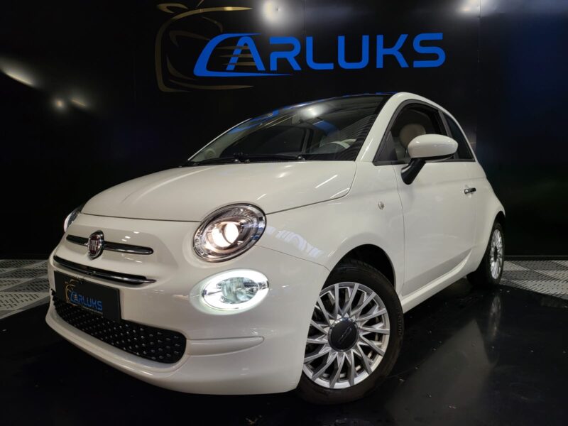 FIAT 500 1.2 69Ch DUALOGIC 2020 /1ER MAIN+CARPLAY+TOIT PANO/