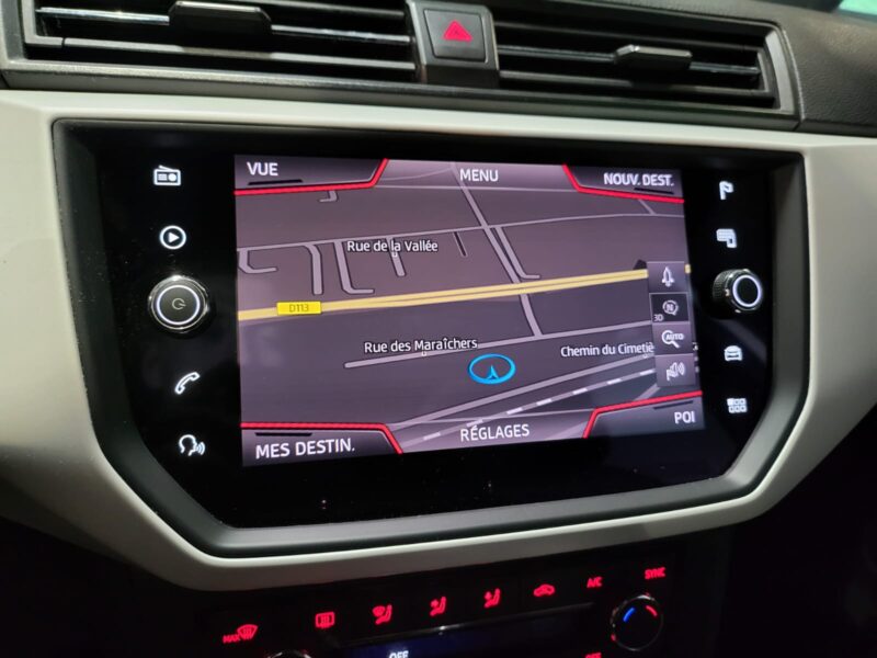 SEAT ARONA 1.6 TDI 95cv Xcellence DSG7 1ère Main // APPLE CARPLAY/ANDROID AUTO/CAMERA DE RECUL