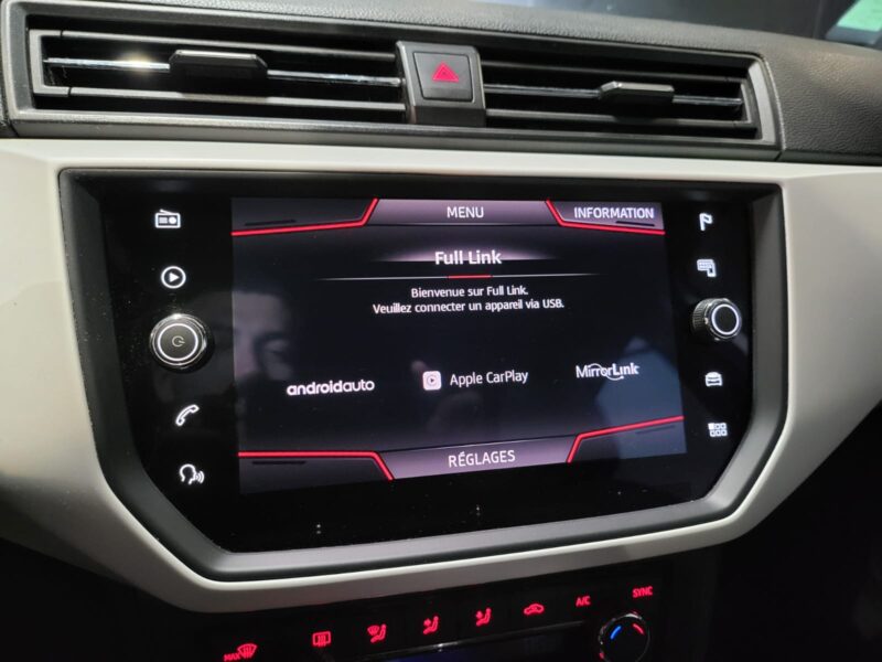 SEAT ARONA 1.6 TDI 95cv Xcellence DSG7 1ère Main // APPLE CARPLAY/ANDROID AUTO/CAMERA DE RECUL