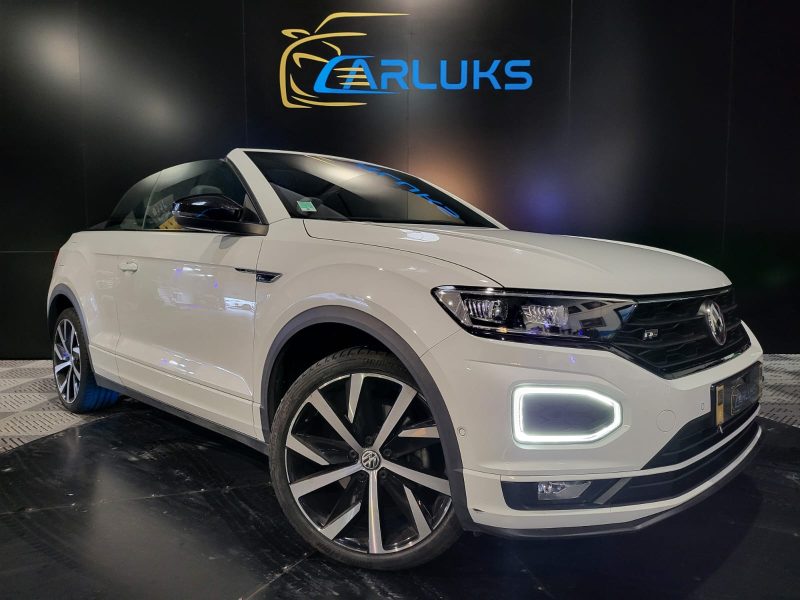 VOLKSWAGEN T-ROC CABRIOLET 1.5 TSI 150cv R-Line DSG7 1ère Main // APPLE CARPLAY/CAMERA DE RECUL/CAPO