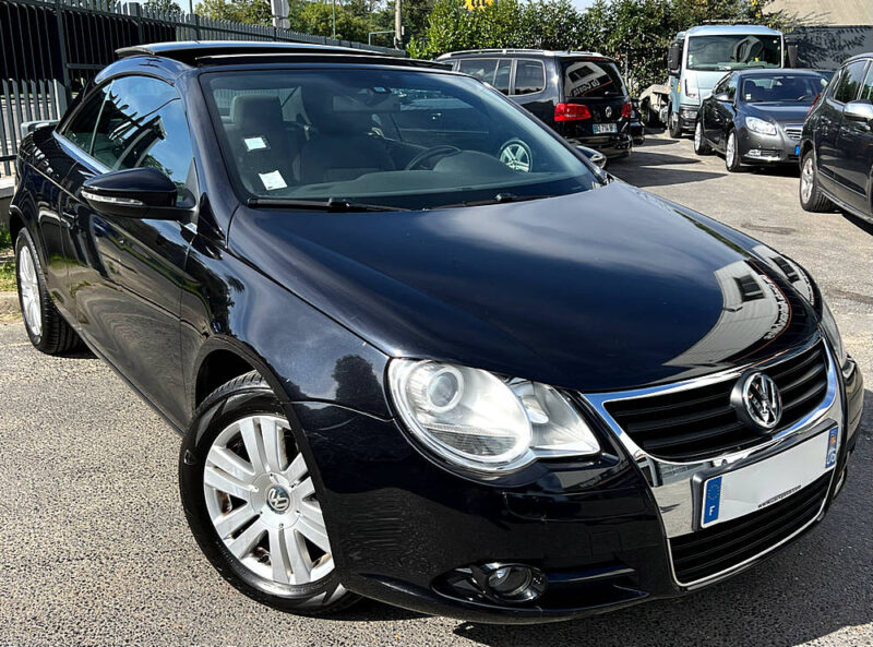 VOLKSWAGEN EOS 1.4 TSI 122 Cv 1ERE MAIN 44 992 Kms CABRIOLET / TOIT OUVRANT CRIT AIR 1 - Garantie1an