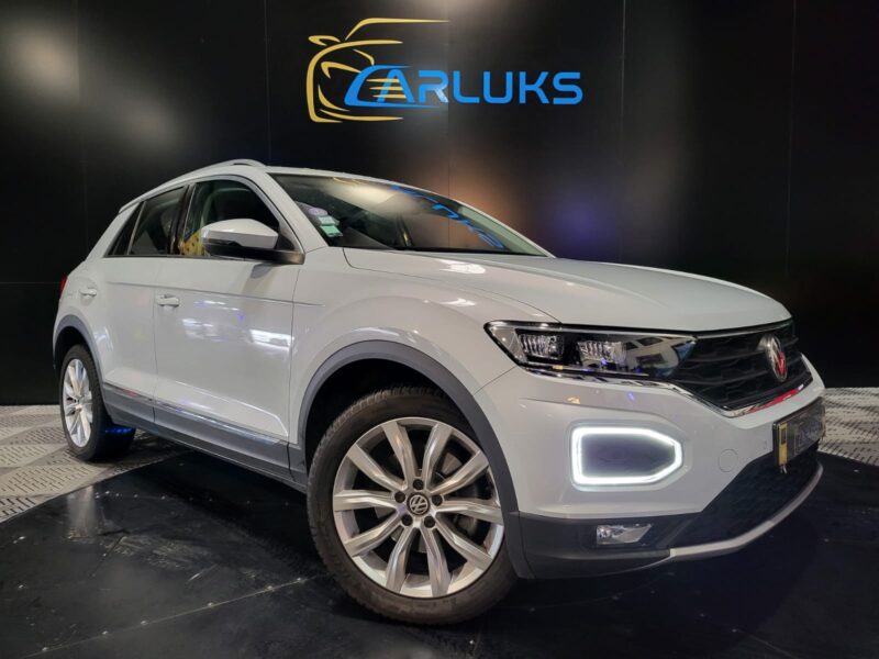 VOLKSWAGEN T-ROC 1.5 TSI 150cv Carat DSG7 1ère Main // APPLE CARPLAY/ANDROID AUTO/CAMERA DE RECUL