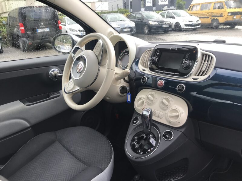 FIAT 500 - 1.2 MPi 69cv dualogic POP STAR - BOITE AUTO - GARANTIE 6 MOIS