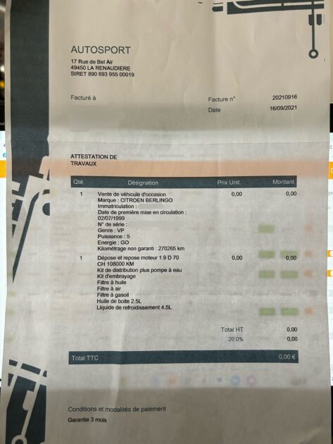 CITROEN BERLINGO / BERLINGO FIRST Monospace 1999