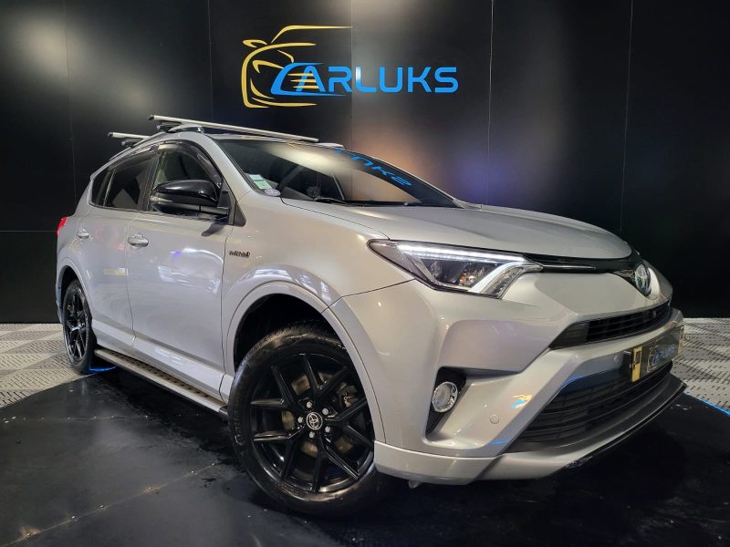 TOYOTA RAV4 Hybrid 2.5 VVT-i 197/155cv Black Edition CVT / TOIT OUVRANT/SIEGES CHAUFFANT/CAMERA DE R