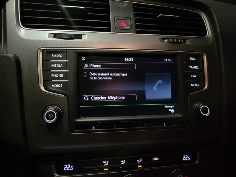 VOLKSWAGEN GOLF VII 1.2 TSI 110cv Lounge BVM6 // APPLE CARPLAY/ANDROID AUTO/MIRROR LINK