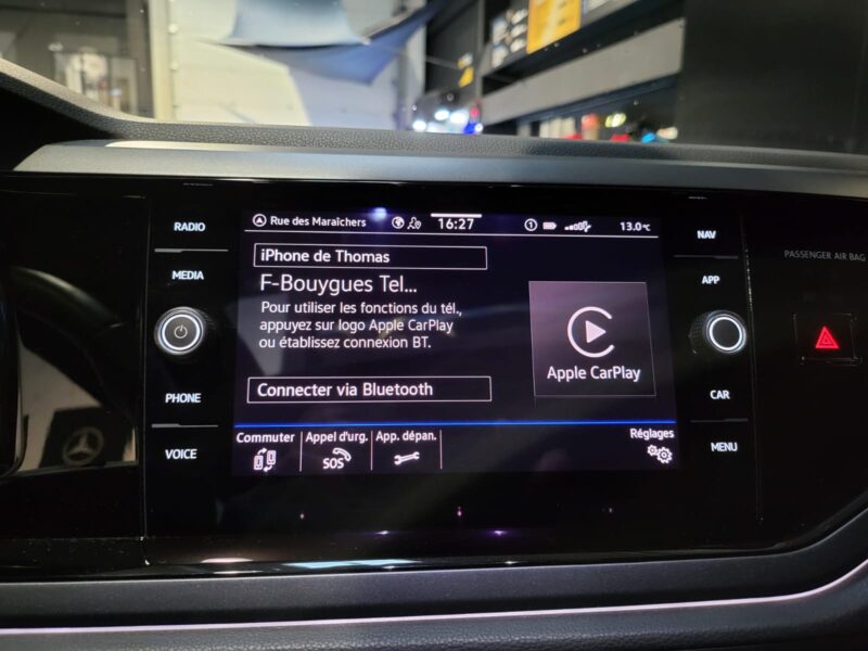 VOLKSWAGEN POLO VI 1.0 TSI 110cv R-Line DSG7 // APPLE CARPLAY/TOIT OUVRANT/CHARGEUR A INDUCTION