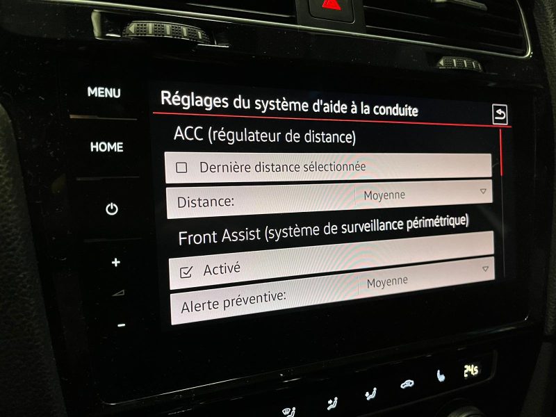 VOLKSWAGEN GOLF VII GTI TCR 2.0 TSI 290cv DSG7 // APPLE CARPLAY/SIEGES CHAUFFANT/TOIT OUVRANT