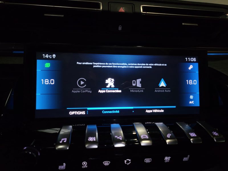 PEUGEOT 508 II 1.6 PureTech 225cv GT EAT // APPLE CARPLAY/SIEGES CHAUFFANT-MASSANT/CAMERA DE RECUL