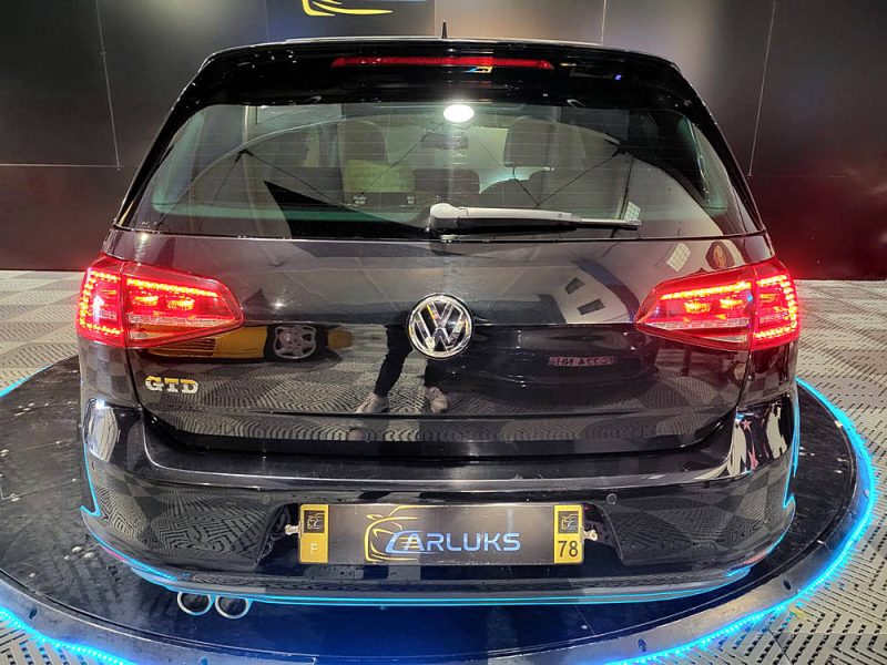 VOLKSWAGEN GOLF VII GTD 2.0 TDI 184cv DSG7 // APPLE CARPLAY/TOIT OUVRANT/SIEGES CHAUFFANT