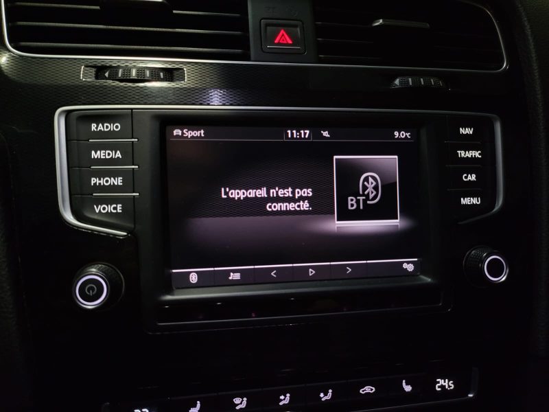 VOLKSWAGEN GOLF VII GTD 2.0 TDI 184cv DSG7 // APPLE CARPLAY/TOIT OUVRANT/SIEGES CHAUFFANT