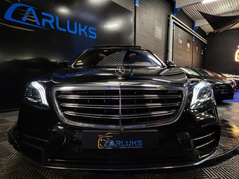 MERCEDES CLASSE S400 d 4-MATIC 340cv LIMOUSINE LONG AMG LINE TOIT OUVRANT / CUIR MARRON SUIVI COMPLE