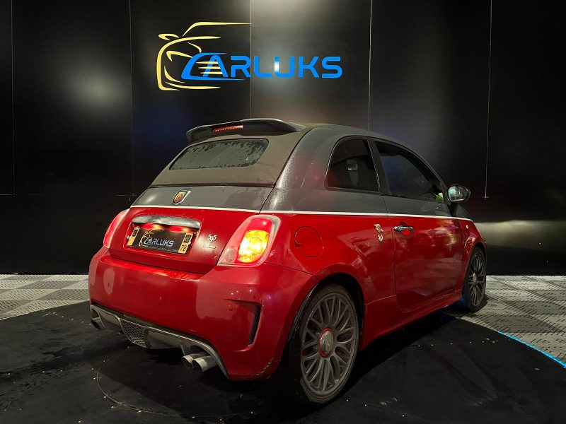 FIAT 500C ABARTH Cabriolet 1.4 T-Jet 160cv Dualogic // CLIM-AUTO/BLUETOOTH/RADAR DE RECUL