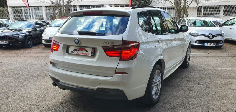 BMW X3 F25 20D 184 BVA8 PACK M, *Caméra*, *Semi-Cuir*