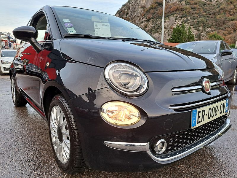 Fiat 500 1.2 8v 69 Cv Lounge Toit Panoramique Radars De Recul Climatisation Ct Ok 11/2025