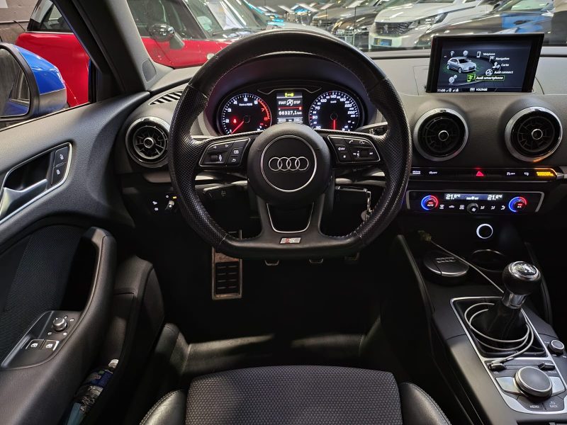 AUDI A3 1.5 TFSI 150 CV S-LINE CARPLAY / RADAR DE RECUL / BLEU ARA