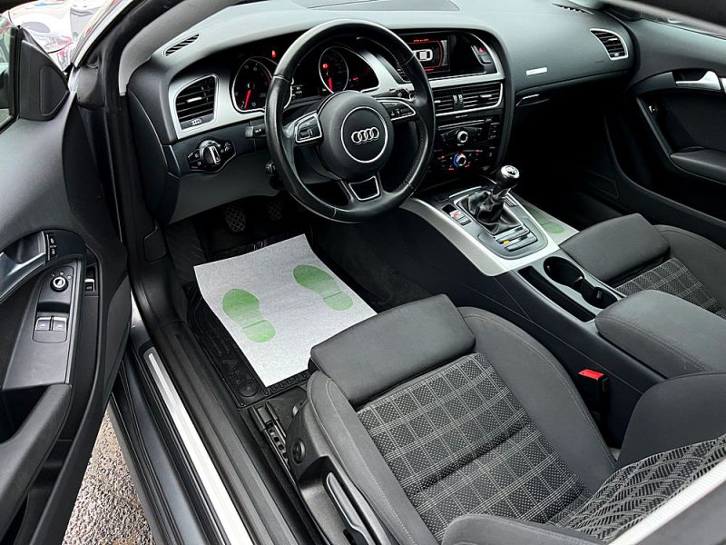 AUDI A5 PHASE 2 COUPE 1.8 TFSI 170 Cv LEDS XENONS ECRAN GPS BVM6 / CRIT AIR 1 - GARANTIE 1 AN