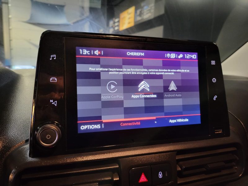 CITROEN BERLINGO M 1.5 BlueHDi 100cv 1ère Main // APPLE CARPLAY/CAMERA DE RECUL/RADAR-AV-AR