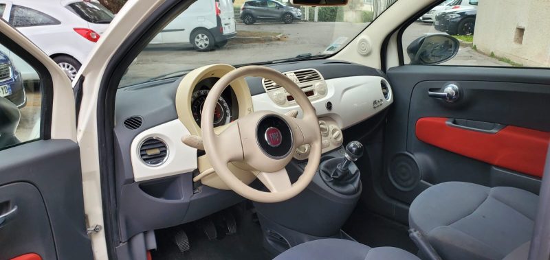 Fiat 500 1.2 Mpi 69 ch,*Première main*, *Faible kilométrage*, *Idéale jeune permis*