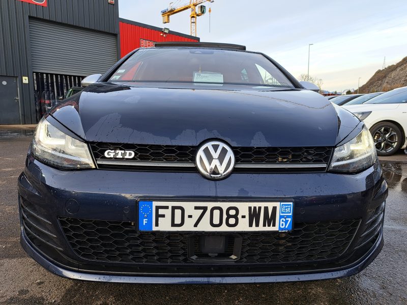 Volkswagen Golf 7 GTD 2.0 TDI 184 CV DSG6 Toit Ouvrant Gps Xé0non Led Ct ok 11/2025