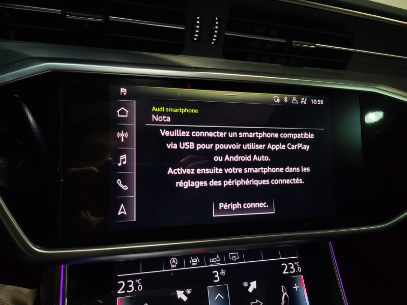 AUDI A6 40 TDI 204cv S-Line S-Tronic7 // APPLE CARPLAY/TOIT OUVRANT/CAMERA 3D