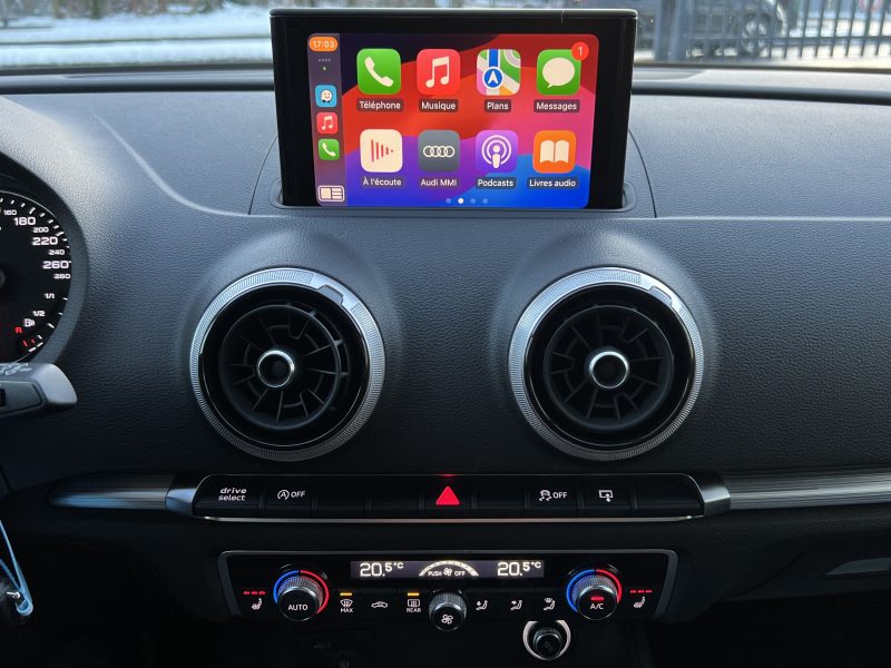 AUDI A3 III PHASE 2 SPORTBACK 1.4 TFSI COD 150 Cv APPLE CARPLAY / CRIT AIR 1 - GARANTIE 1 AN