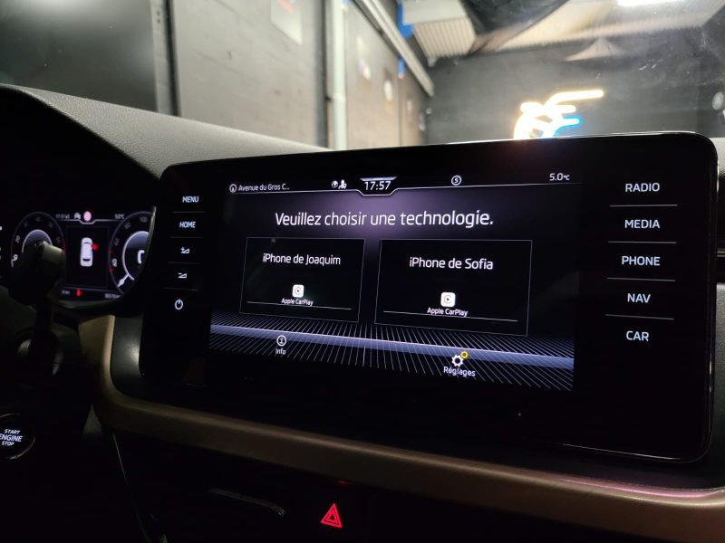 SKODA KAMIQ 1.0 TSi 110cv STYLE DSG7 1ER MAIN VIRTUAL COCKPIT / ANGLE MORT / CARPLAY