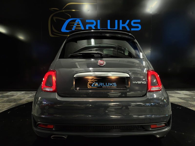 FIAT 500 1.0 Hybrid 69cv ROCKSTAR /TOIT OUVRANT+ CAR PLAY+AIDE AU PARKING/