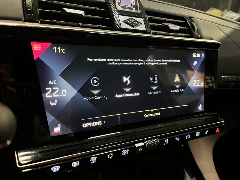 DS DS 7 Crossback 2.0 BlueHDi 180cv Rivoli BVA 1ère Main / APPLE CARPLAY/SIEGES CHAUFFANT-MASSANT/CA