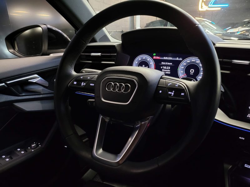 AUDI A3 Sportback 40 TFSI QUATTRO 190 DESIGN LUXE S TRONIC 1ère MAIN / VIRTUAL COCKPIT 