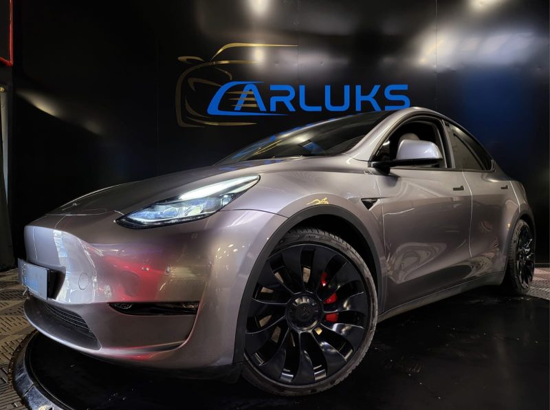 TESLA MODEL Y EV PERFORMANCE TRACTION INTEGRAL 534cv DUAL MOTOR CUIR BLANC / SIEGES CHAUFFANTS