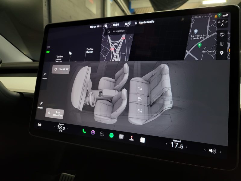 TESLA MODEL Y EV PERFORMANCE TRACTION INTEGRAL 534cv DUAL MOTOR CUIR BLANC / SIEGES CHAUFFANTS