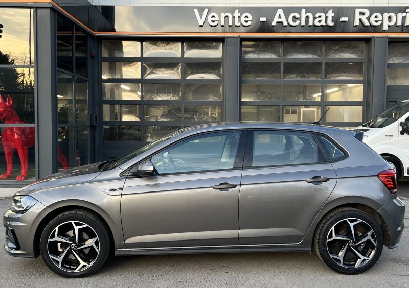 VOLKSWAGEN POLO 6 VI R-LINE 1.0 TSI 110 Cv BOITE AUTO CAMERA GPS CARPLAY & ANDROID - GARANTIE 6 MOIS