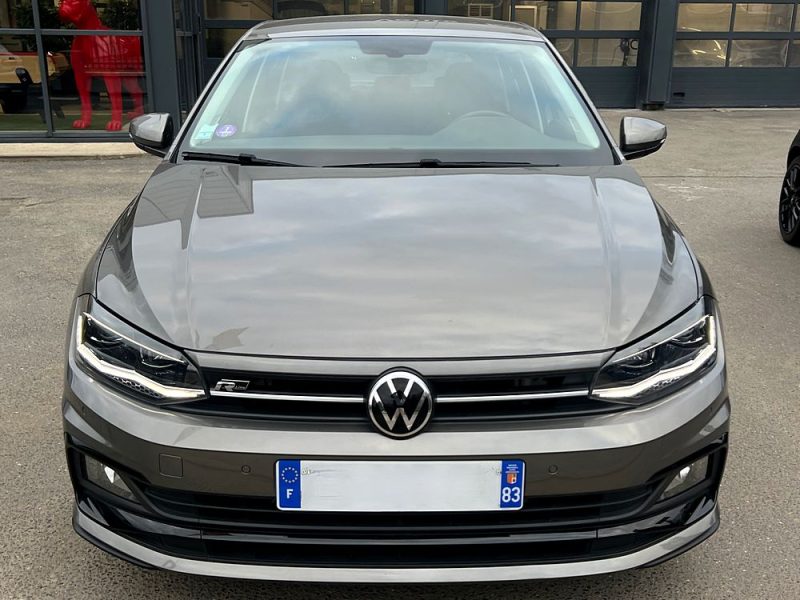 VOLKSWAGEN POLO 6 VI R-LINE 1.0 TSI 110 Cv BOITE AUTO CAMERA GPS CARPLAY & ANDROID - GARANTIE 6 MOIS