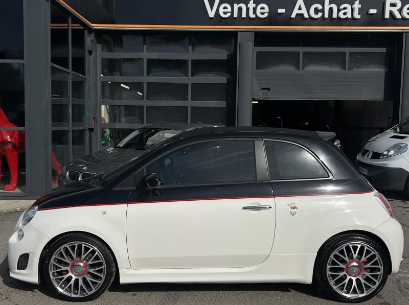 ABARTH 500C  CABRIOLET 1.4 TURBO 160 595 TURISMO BOITE AUTOMATIQUE / CUIR CRIT AIR 1 - GARANTIE 1 AN