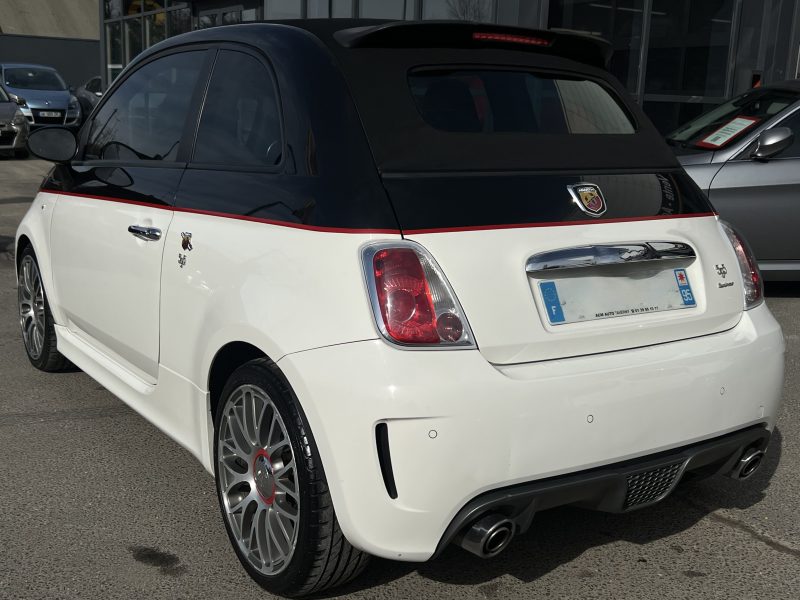 ABARTH 500C  CABRIOLET 1.4 TURBO 160 595 TURISMO BOITE AUTOMATIQUE / CUIR CRIT AIR 1 - GARANTIE 1 AN