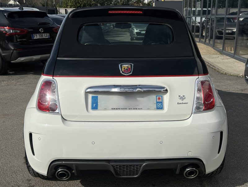 ABARTH 500C  CABRIOLET 1.4 TURBO 160 595 TURISMO BOITE AUTOMATIQUE / CUIR CRIT AIR 1 - GARANTIE 1 AN