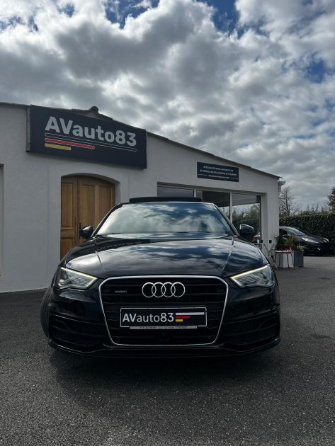 AUDI A3 Sportback 184 CV S-Tronic S Line / Toit Ouvrant / Full Options / Révisée / 4 pneus neufs