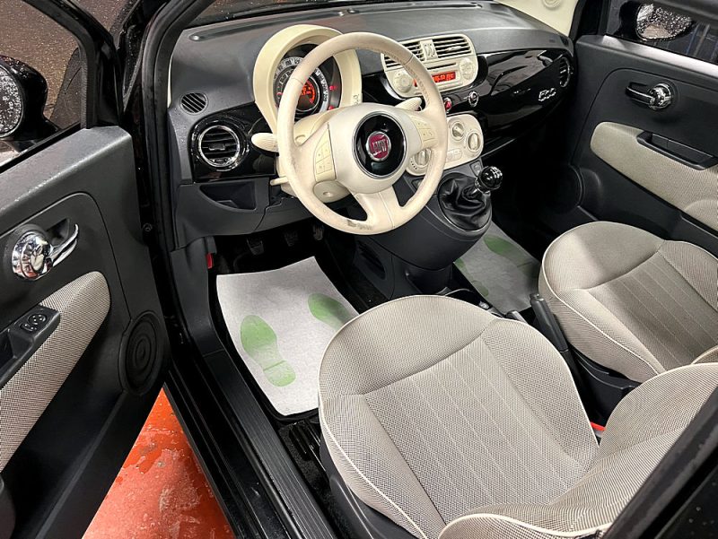 FIAT 500 II LOUNGE 1.2 69 Cv TOIT PANORAMIQUE BLUETOOTH CLIMATISATION CRIT AIR 1 - GARANTIE 1 AN